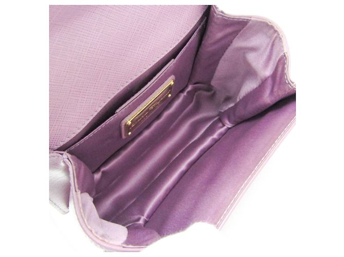 Borsa a Spalla Vara Mini Chain di Salvatore Ferragamo Porpora - vista 3