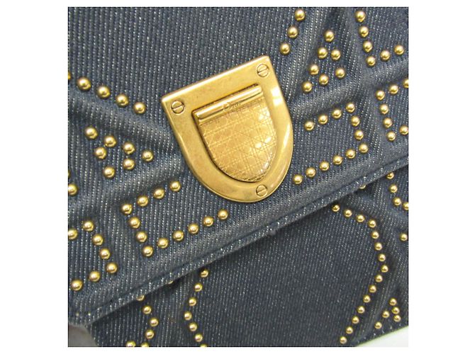 Borsa a Spalla Diorama con Catena Christian Dior Blu - vista 10