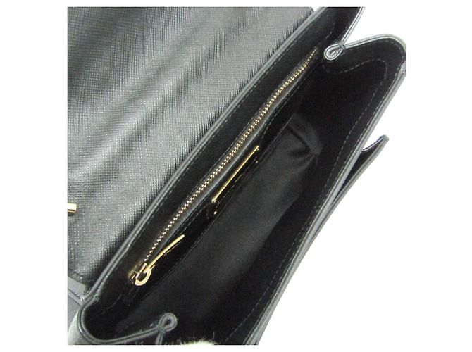 Borsa Salvatore Ferragamo Vara EZ-21 F570 Nero - vista 4