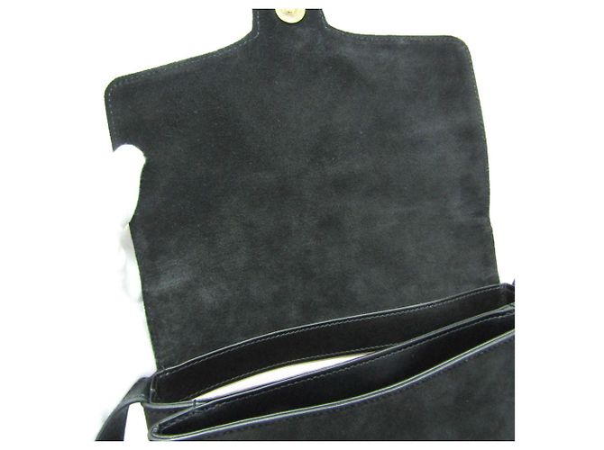 Borsa a Spalla in Pelle e Suede Donna Gucci Arli 550126 Nero - vista 11