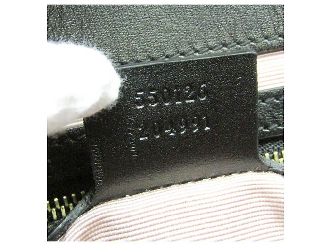 Borsa a Spalla in Pelle e Suede Donna Gucci Arli 550126 Nero - vista 13