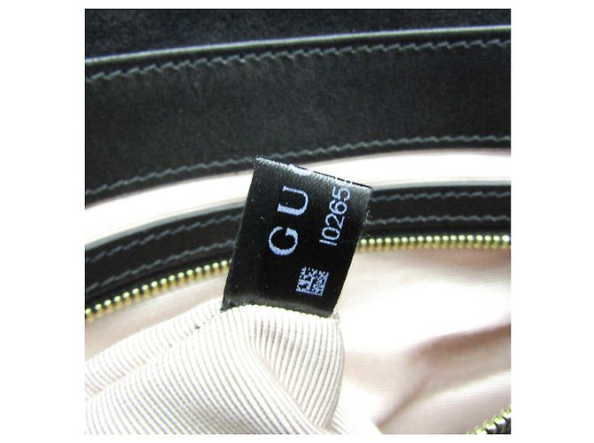 Borsa a Spalla in Pelle e Suede Donna Gucci Arli 550126 Nero - vista 14
