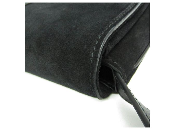 Borsa a Spalla in Pelle e Suede Donna Gucci Arli 550126 Nero - vista 7