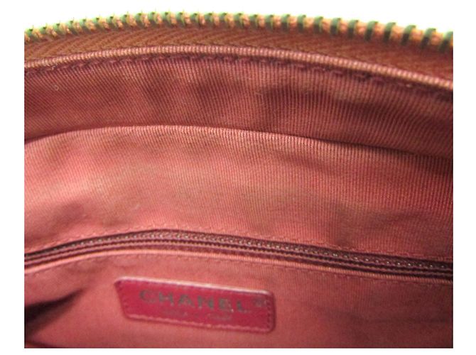 Borsa a spalla in pelle per donna Chanel Gabriel De Chanel Small Rosa Bordò - vista 12
