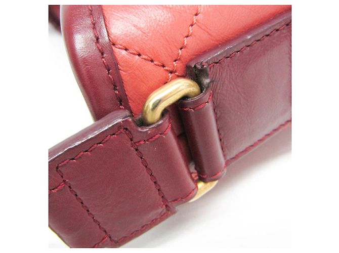 Borsa a spalla in pelle per donna Chanel Gabriel De Chanel Small Rosa Bordò - vista 6