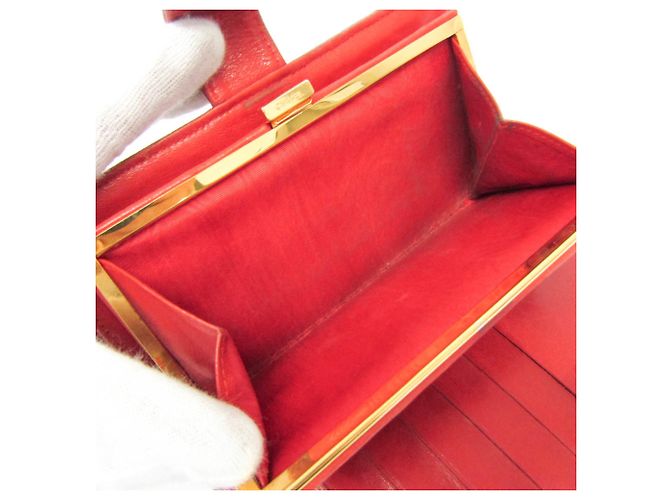 Portafoglio lungo da donna Chanel Coco Mark Rosso - vista 4