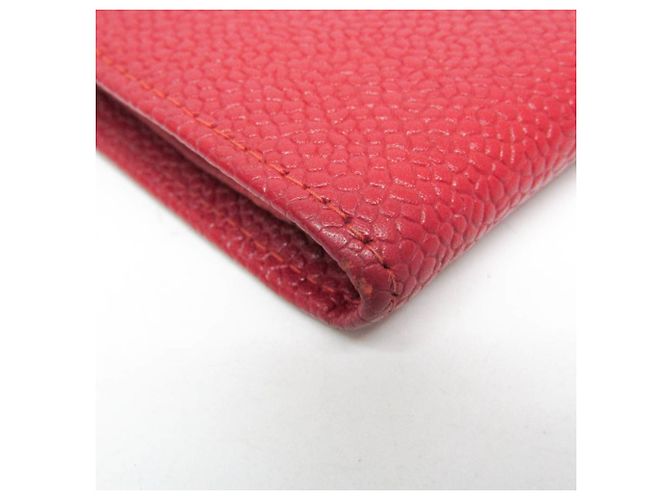 Portafoglio lungo da donna Chanel Coco Mark Rosso - vista 5