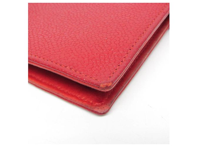 Portafoglio lungo da donna Chanel Coco Mark Rosso - vista 8