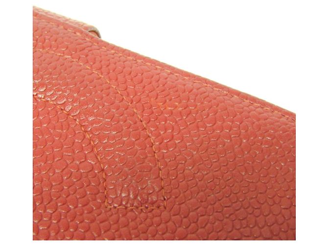 Portafoglio lungo da donna Chanel Coco Mark Rosso - vista 9