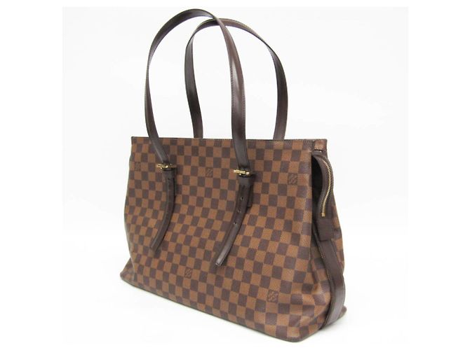 Borsa a Spalla Louis Vuitton Damier Chelsea N51119 Marrone Damier ebene - vista 12