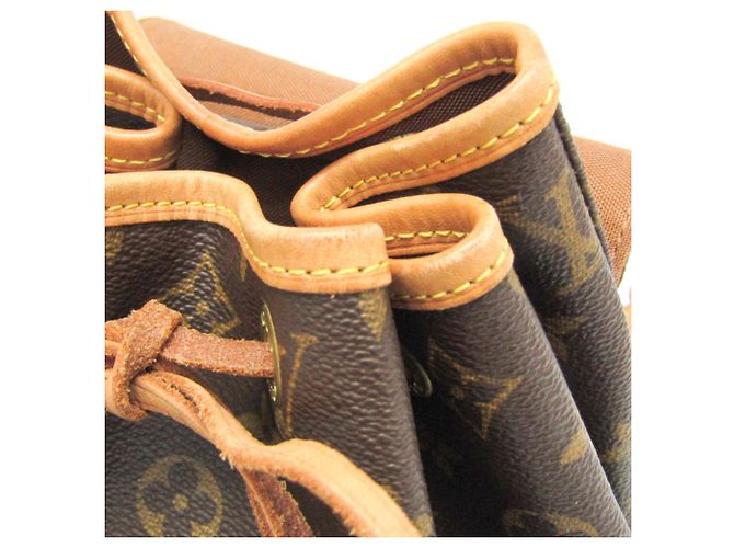 Louis Vuitton Monogram Montsouris MM M51136 Damen Rucksack Braun - Ansicht 11