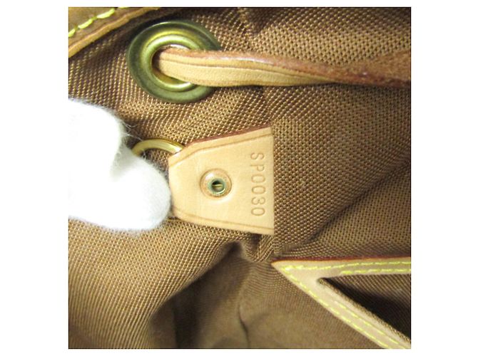Louis Vuitton Monogram Montsouris MM M51136 Damen Rucksack Braun - Ansicht 14