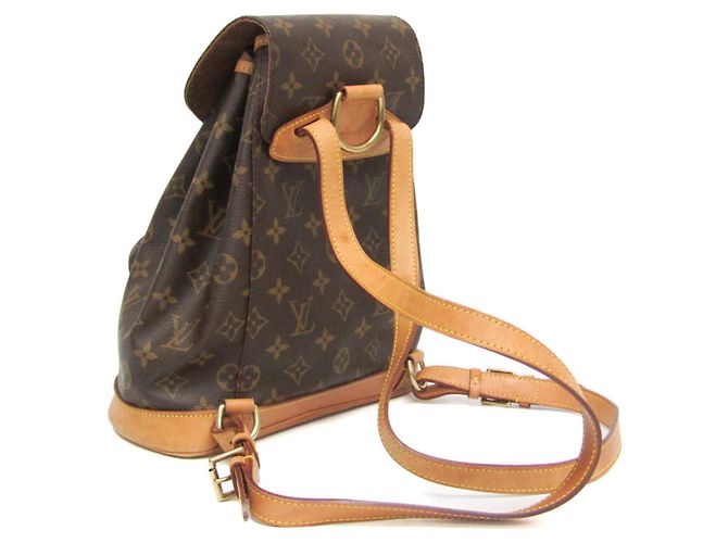 Louis Vuitton Monogram Montsouris MM M51136 Damen Rucksack Braun - Ansicht 2