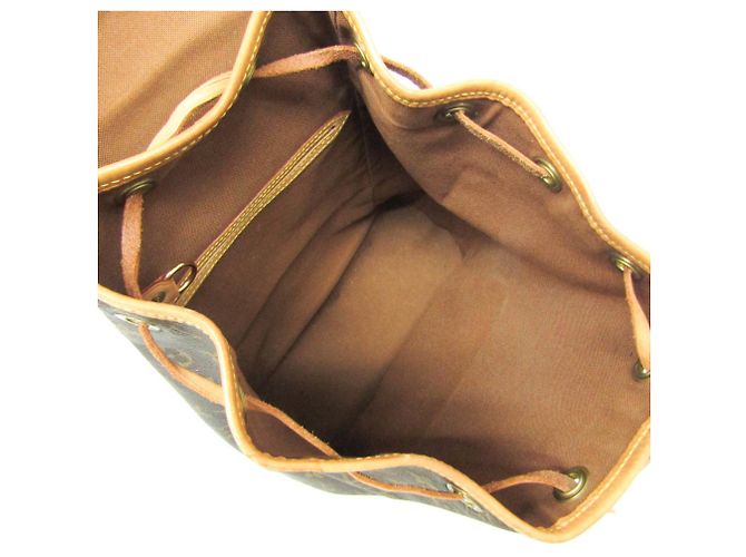 Louis Vuitton Monogram Montsouris MM M51136 Damen Rucksack Braun - Ansicht 3