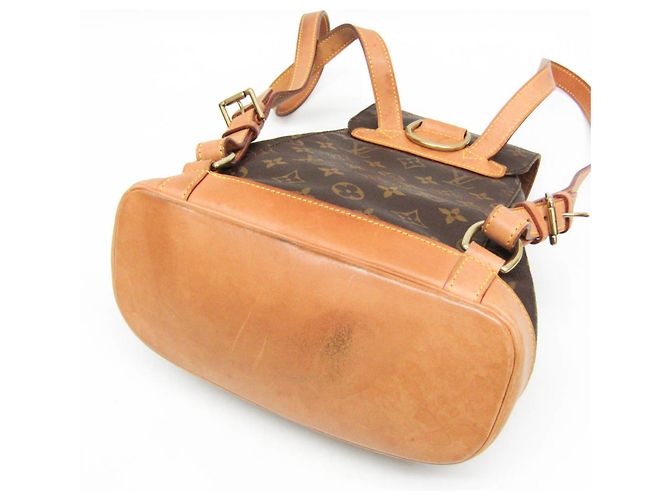 Louis Vuitton Monogram Montsouris MM M51136 Damen Rucksack Braun - Ansicht 4