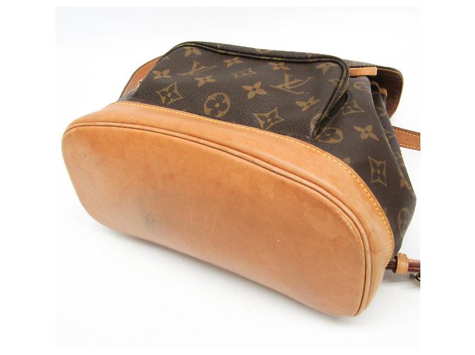 Louis Vuitton Monogram Montsouris MM M51136 Damen Rucksack Braun - Ansicht 5