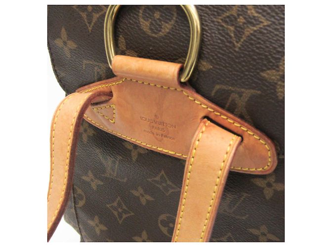 Louis Vuitton Monogram Montsouris MM M51136 Damen Rucksack Braun - Ansicht 7