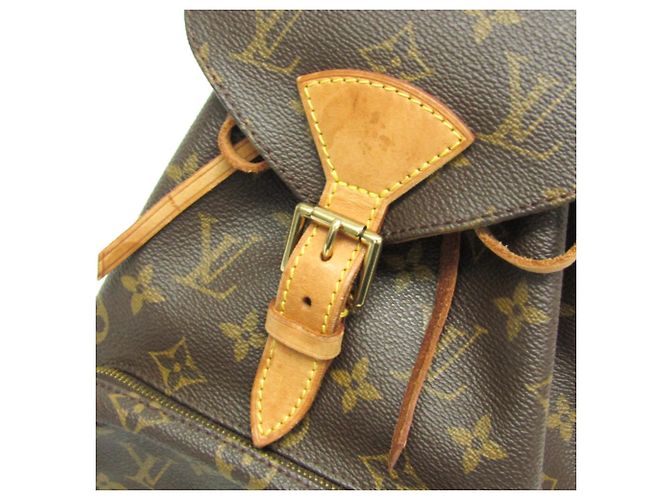 Louis Vuitton Monogram Montsouris MM M51136 Damen Rucksack Braun - Ansicht 9