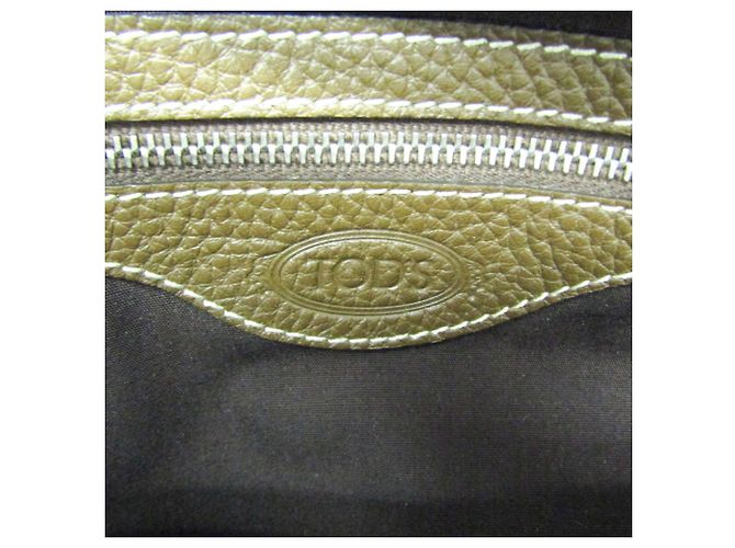 Borsa in pelle marrone a spalla unica Tod's - vista 11