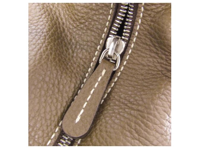 Borsa in pelle marrone a spalla unica Tod's - vista 9