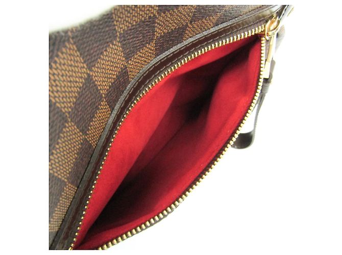 Evora Borsa Louis Vuitton Damier Évora MM Marrone Damier ebene - vista 14