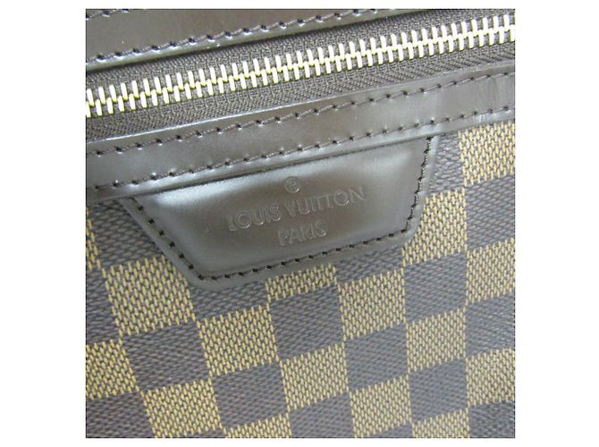 Evora Borsa Louis Vuitton Damier Évora MM Marrone Damier ebene - vista 15