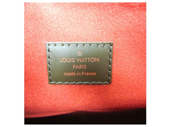 Evora Borsa Louis Vuitton Damier Évora MM Marrone Damier ebene - vista 16