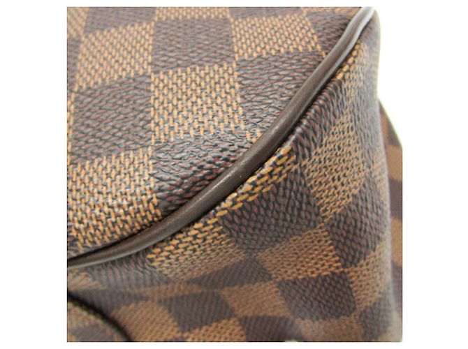 Evora Borsa Louis Vuitton Damier Évora MM Marrone Damier ebene - vista 4