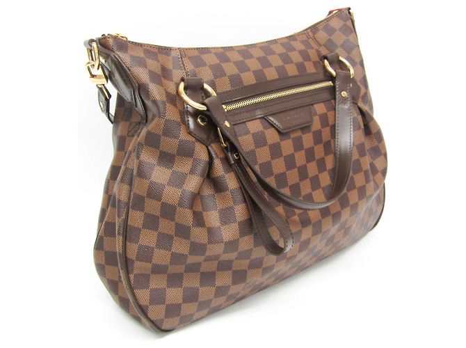 Evora Borsa Louis Vuitton Damier Évora MM Marrone Damier ebene - vista 7
