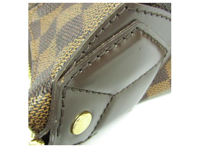 Evora Borsa Louis Vuitton Damier Évora MM Marrone Damier ebene - vista 8