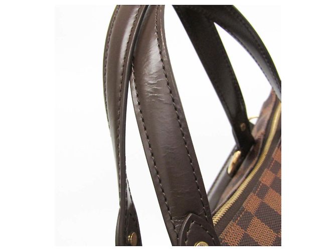Evora Borsa Louis Vuitton Damier Évora MM Marrone Damier ebene - vista 9