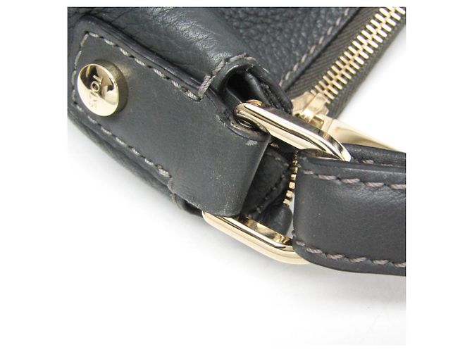 Borsa in pelle 2 in 1 Tod's in grigio scuro Grigio antracite - vista 11