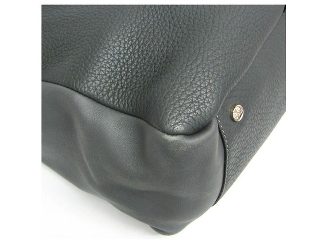 Borsa in pelle 2 in 1 Tod's in grigio scuro Grigio antracite - vista 4