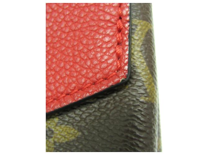 Borsa a Spalla Saint Placide Monogram Louis Vuitton Marrone Rosso - vista 10