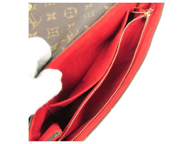Borsa a Spalla Saint Placide Monogram Louis Vuitton Marrone Rosso - vista 13
