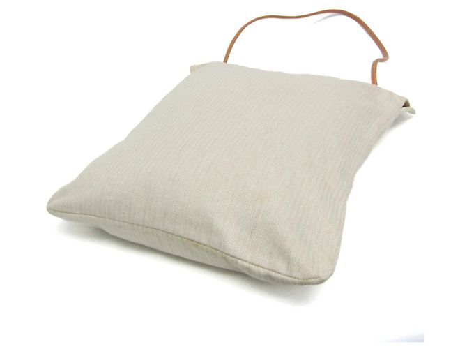 Borsa a Spalla Aline GM di Hermès Marrone Bianco sporco - vista 2