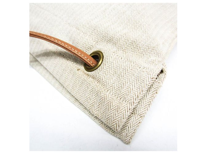Borsa a Spalla Aline GM di Hermès Marrone Bianco sporco - vista 6