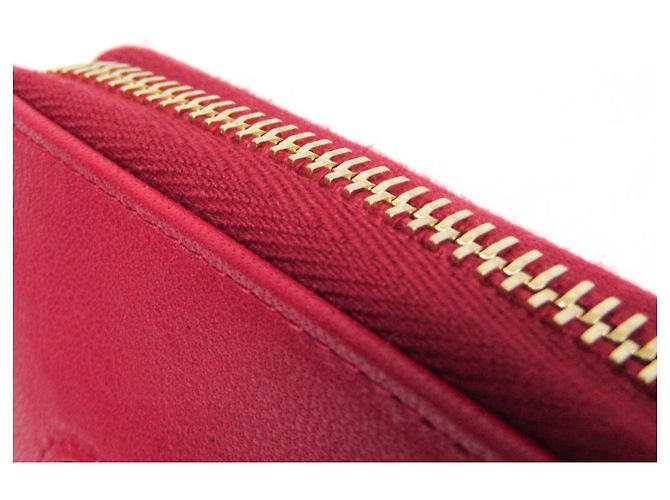 Chanel Mademoiselle V Stitch Langbörse Pink - Ansicht 11