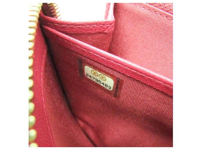 Chanel Mademoiselle V Stitch Langbörse Pink - Ansicht 14
