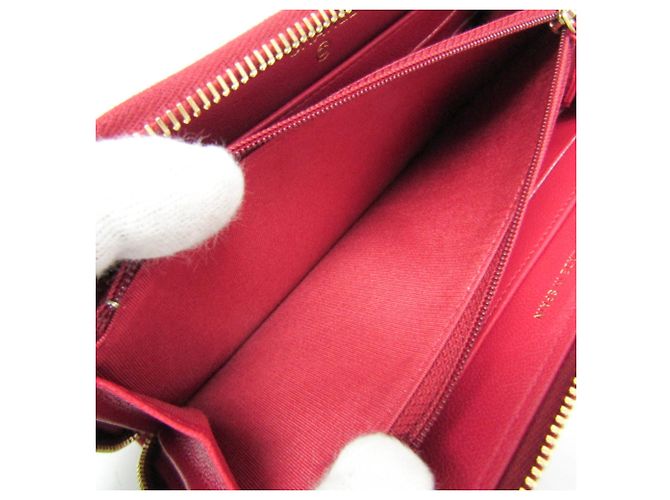 Chanel Mademoiselle V Stitch Langbörse Pink - Ansicht 5