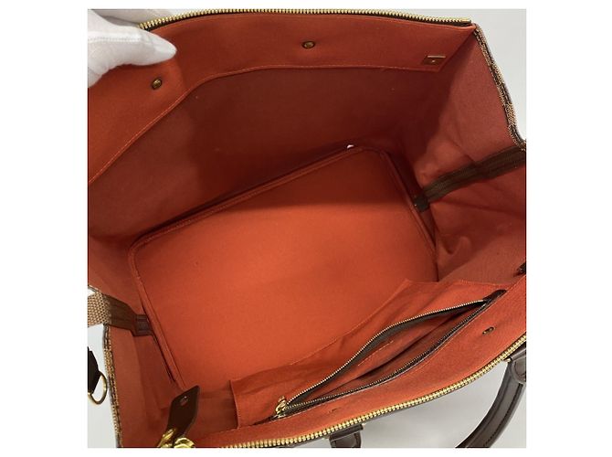 Borsa Louis Vuitton Damier Greenwich PM Ebano Damier ebene - vista 4