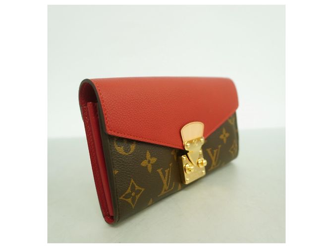 Portafoglio Lungo Pallas Monogram Louis Vuitton Marrone - vista 2