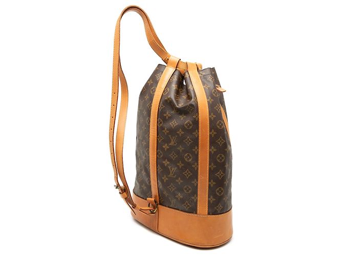 Louis Vuitton Zaino Randonnee GM Monogram Marrone - vista 2
