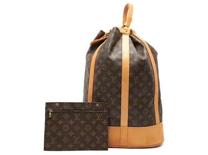 Louis Vuitton Zaino Randonnee GM Monogram Marrone - vista 8