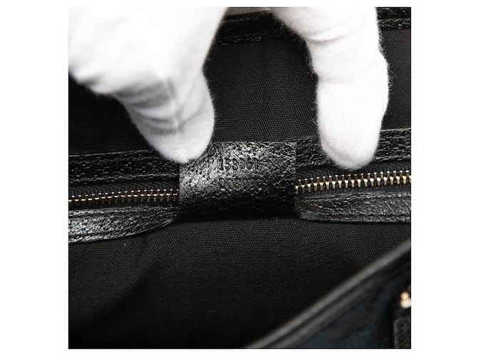 Gucci Schwarze GG Canvas Charmy Tote - Ansicht 6