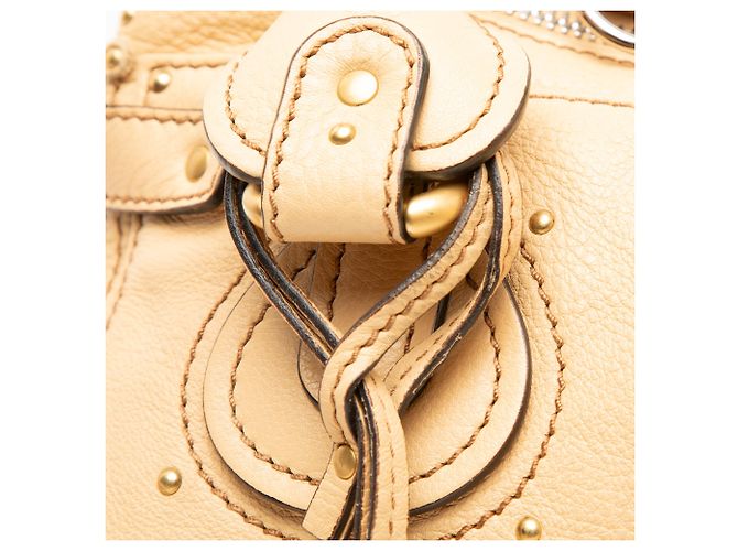Chloé Paddington Handtasche aus braunem Leder - Ansicht 6