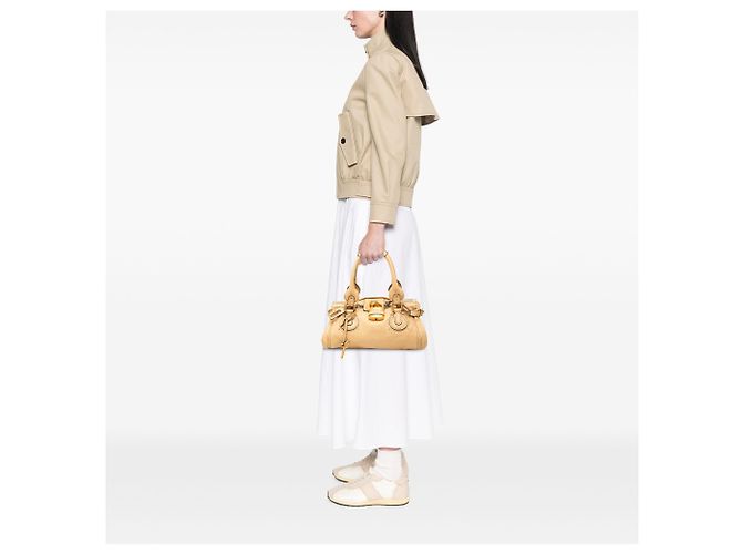 Chloé Paddington Handtasche aus braunem Leder - Ansicht 9