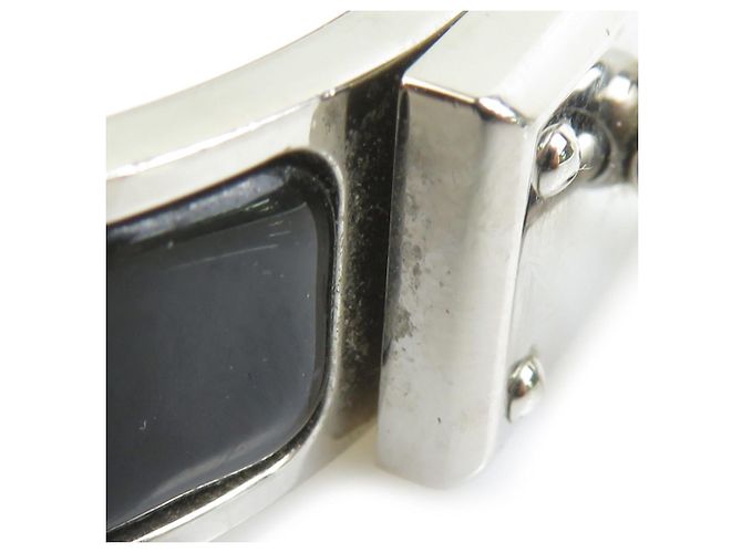 Pulsera Bangle Click Aneau de Hermès Negro Plata - vista 6