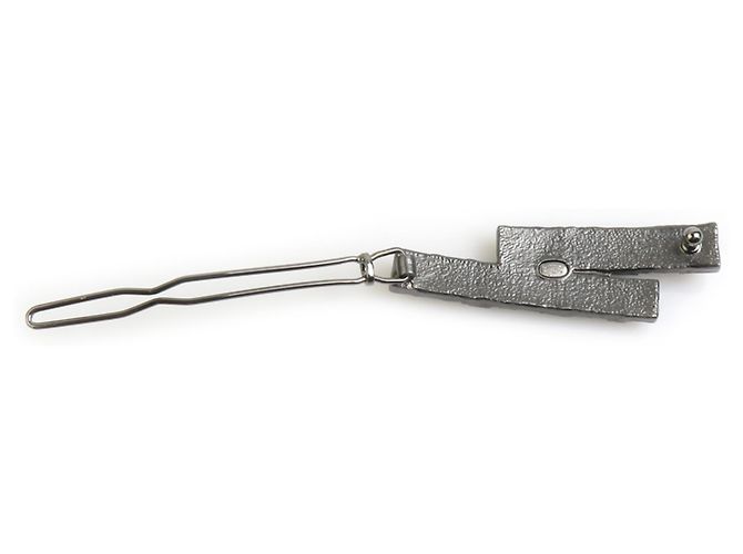 Fermaglio per capelli in gunmetal e bianco Chanel Metallico - vista 7