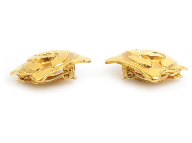 Orecchini a clip in oro Chanel Coco Mark D'oro - vista 3
